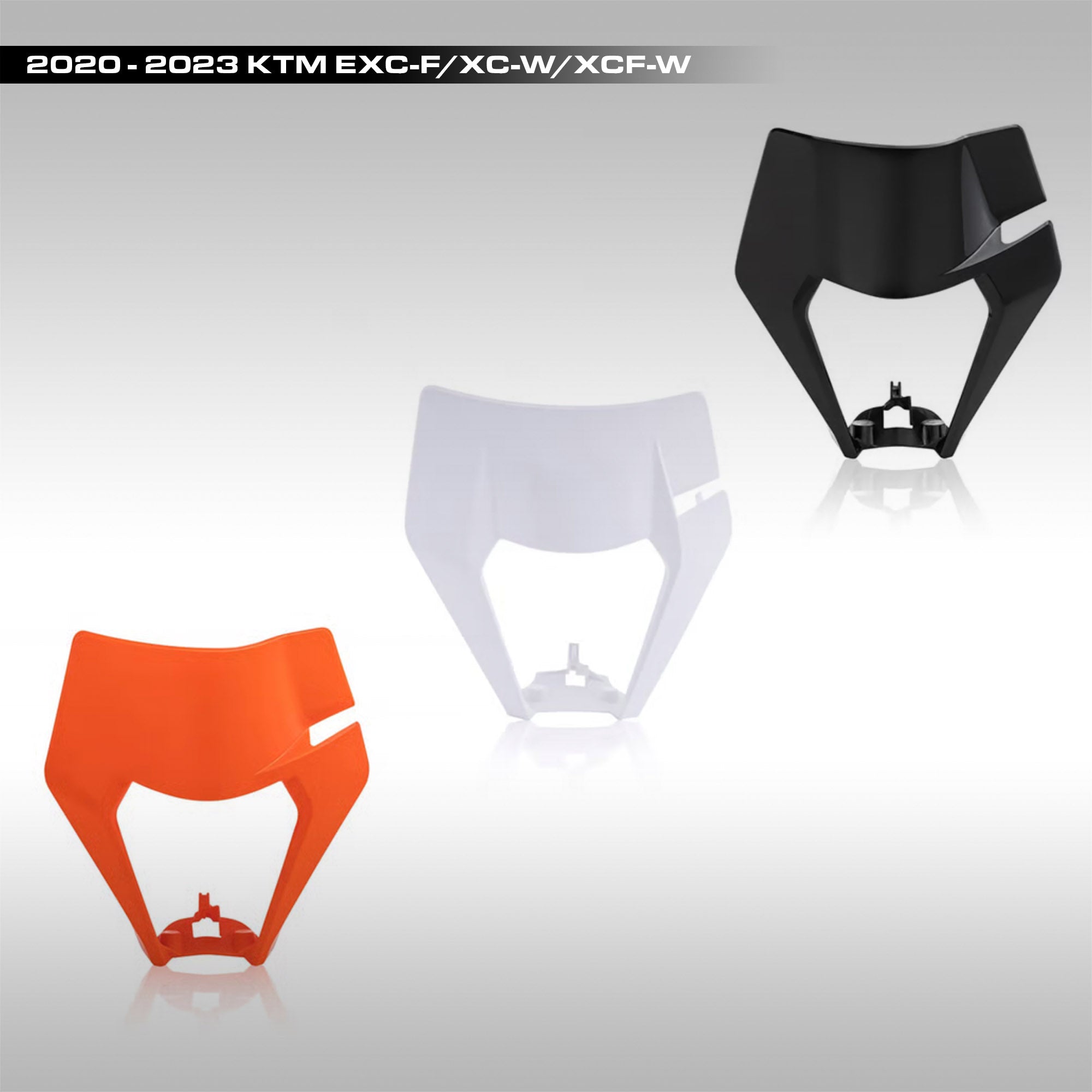 ACERBIS - HEADLIGHT MASK - 2020–2023 KTM EXC-F & XC-W
